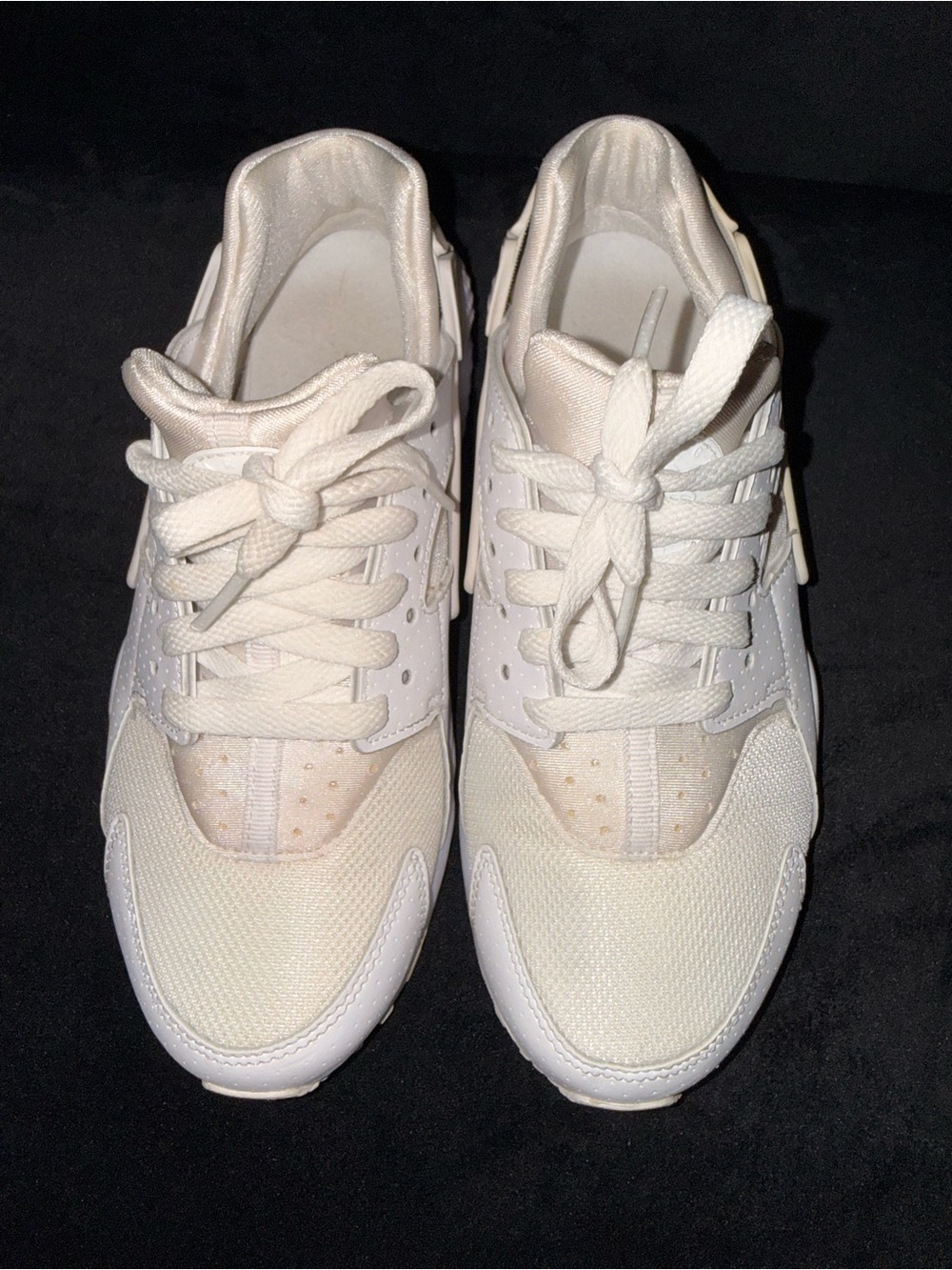 Nike kids Off-White Cream Lace-Up Sneakers